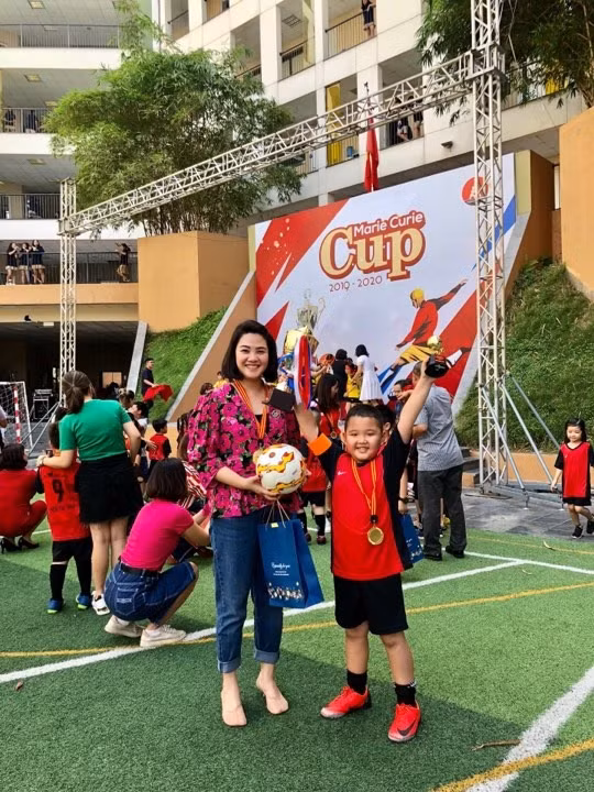 Đội bóng nhận được sự quan tâm của cha mẹ học sinh