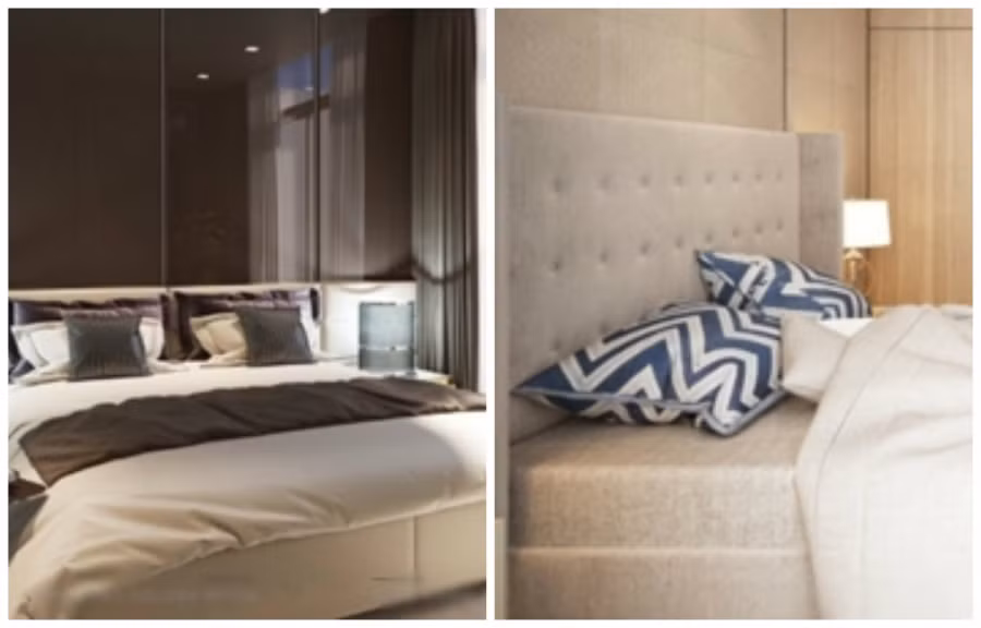 Phòng ngủ với gam màu tinh tế