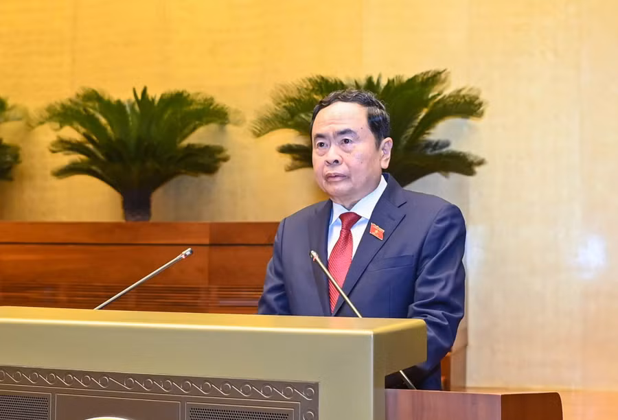 Chủ tịch Quốc hội Trần Thanh Mẫn. (Ảnh: Nguyên Thuỷ)