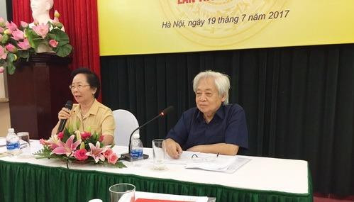 Chủ tịch Hội Khuyến học Việt Nam Nguyễn Thị Doan chủ trì Hội nghị