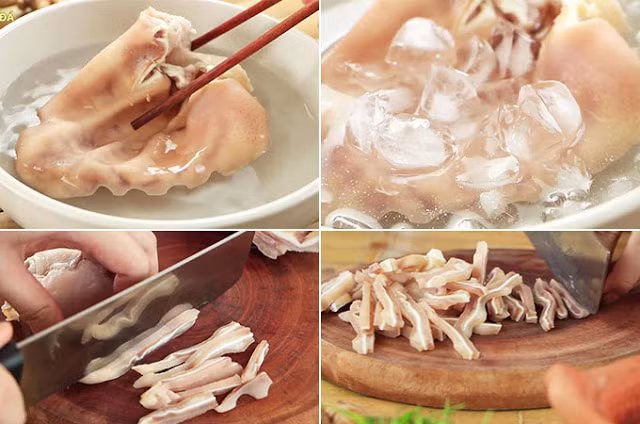 Cuối tuần đã thèm với món tai heo trộn xoài cóc càng ăn càng thích mê