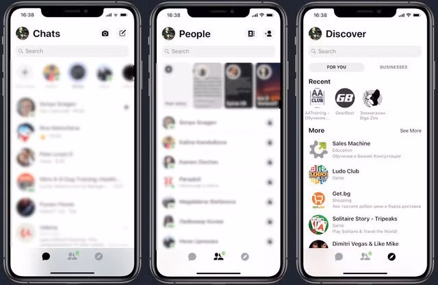 Facebook Messenger chính thức có giao diện mới, phông chữ lạ