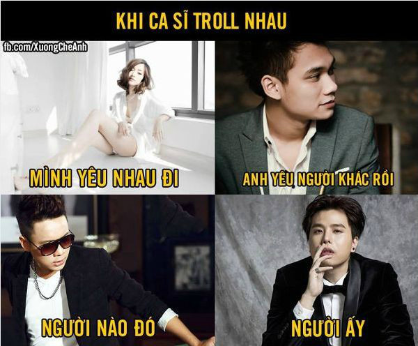 Khi ca sĩ troll nhau 