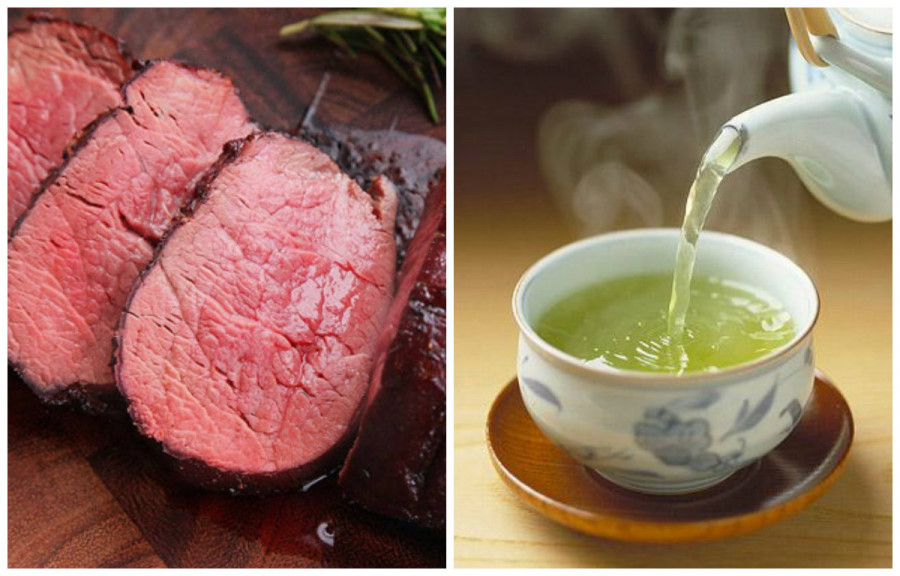 Thịt bò nước chè gây táo bón