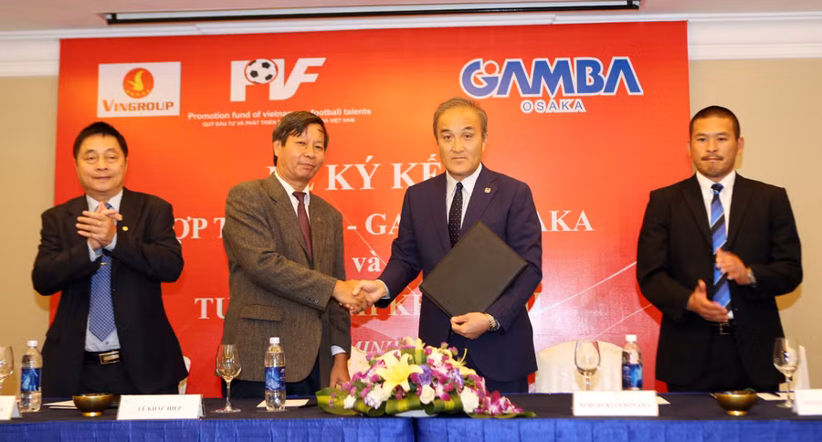 PVF chính thức ký kết Hợp tác toàn diện cùng CLB Gamba Osaka của Nhật Bản