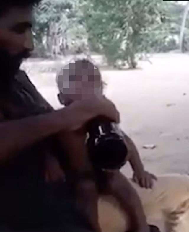 Dân mạng đùng đùng nổi giận với người cha cho con trai một tuổi uống bia - 2