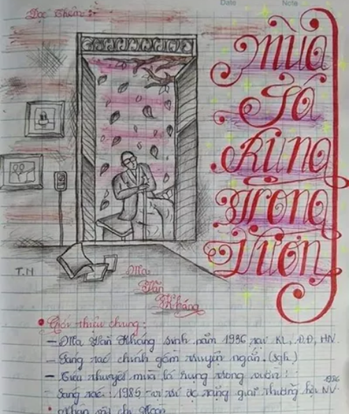 Khung cảnh rất gần với tác phẩm. Khung cảnh rất gần với tác phẩm.