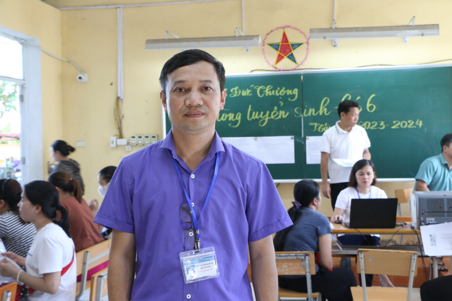 Thầy Nguyễn Đình Dũng - Hiệu trưởng Trường THCS Đức Thượng. Thầy Nguyễn Đình Dũng - Hiệu trưởng Trường THCS Đức Thượng.