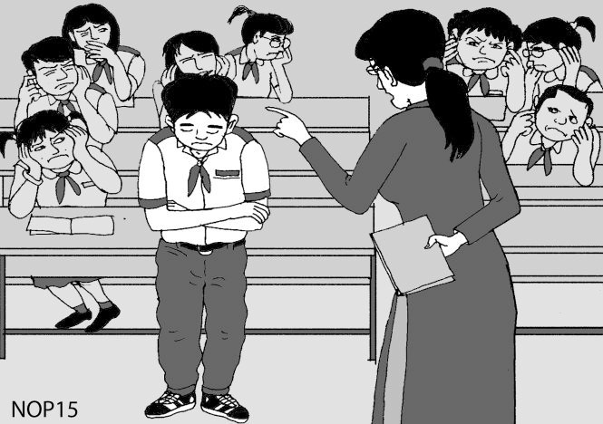 Tâm đức nghề giáo khi sử dụng cây thước kẻ