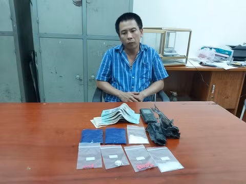 Nguyễn Văn Hải tại trụ sở Công an (Ảnh: Công an TP. HCM)