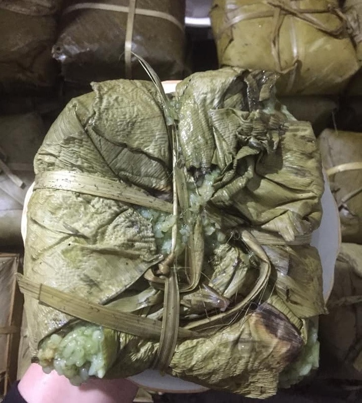 May mà cư dân mạng nhận ra đây là bánh chưng.