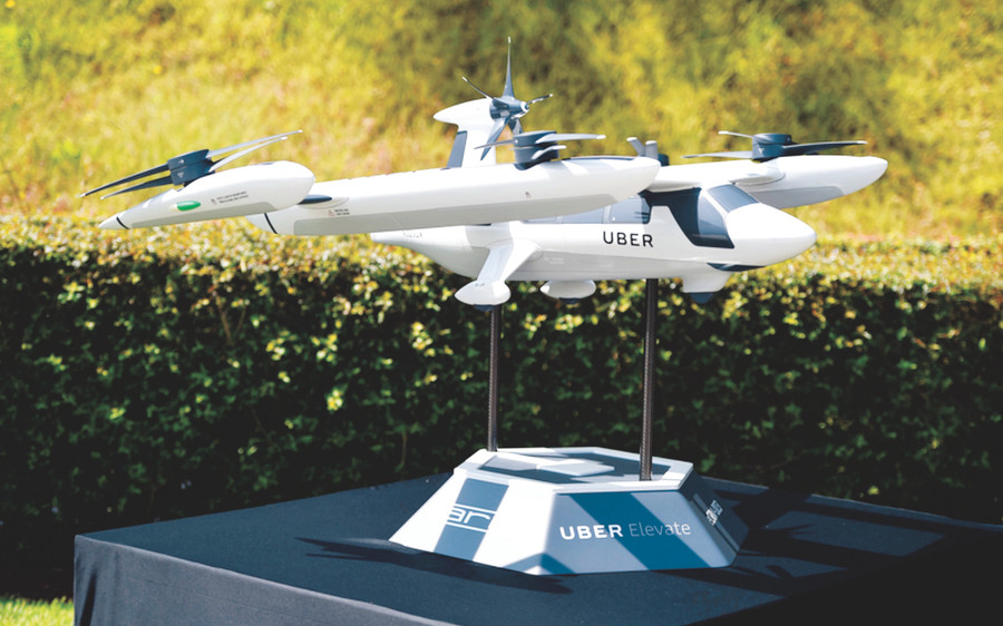 Mẫu taxi bay của Uber Mẫu taxi bay của Uber