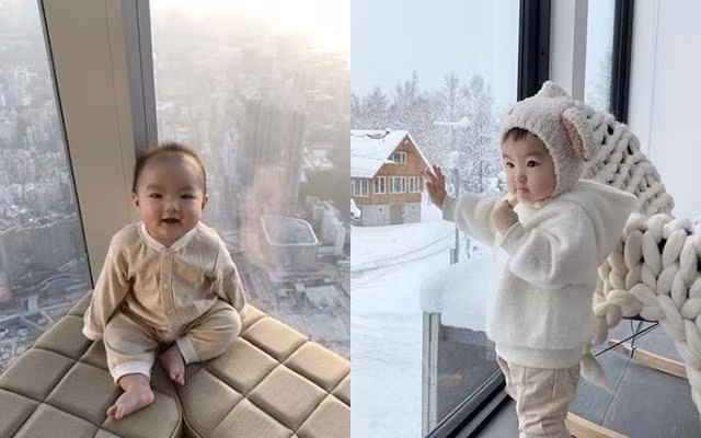 Tiểu thư đẹp nhất giới siêu giàu Trung Quốc: Sống như bà hoàng, nhìn con trai còn bất ngờ hơn-9