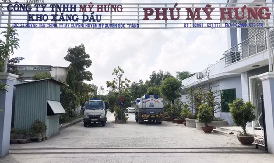 Kho nhiên liệu Phú Mỹ Hưng của đại gia xăng dầu miền Tây