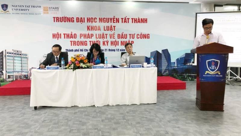 Ban chủ tọa Hội thảo: Pháp luật về đầu tư công trong thời kỳ hội nhập