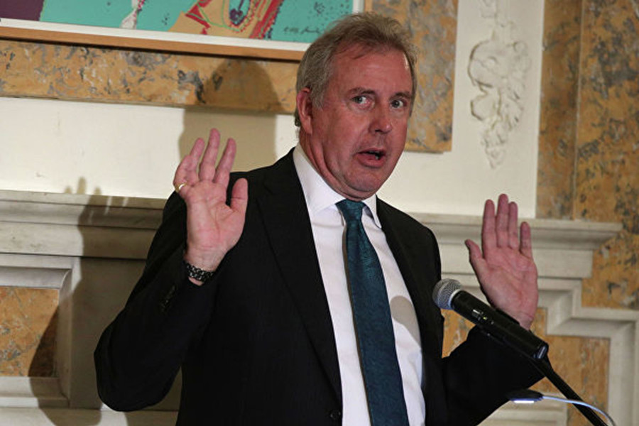 Đại sứ Anh tại Mỹ Kim Darroch. Ảnh: AFP