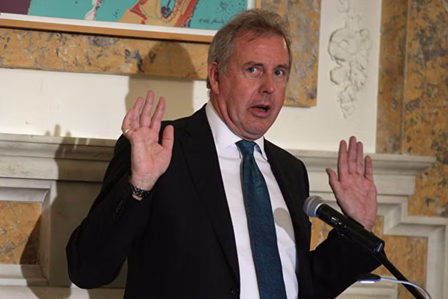 Đại sứ Anh tại Mỹ Kim Darroch. Ảnh: AFP