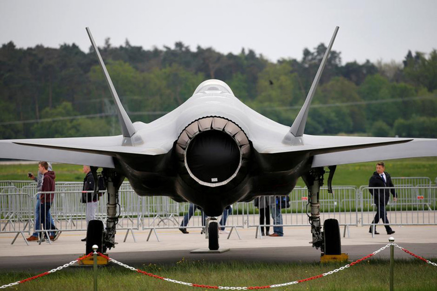 Tiêm kích F-35 tại Triển lãm hàng không quốc tế (ILA) năm 2018 tại Đức