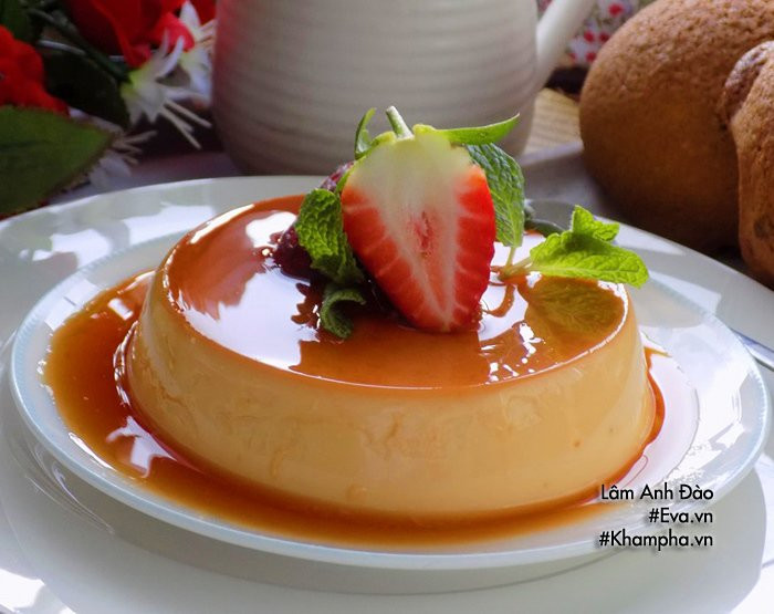 banh flan mem thom, min muot, mat lanh khien an het roi ca nha lai doi lam nua - 8