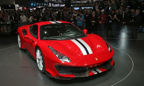 Một chiếc Ferrari 488. Ảnh: AFP.
