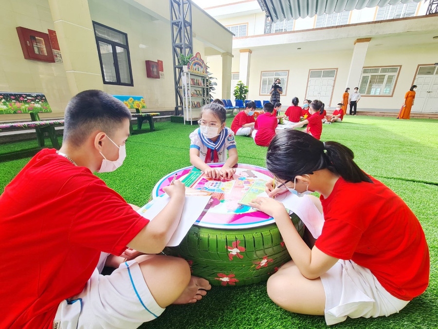 Sân chơi bổ ích, trí tuệ cho học sinh tiểu học.