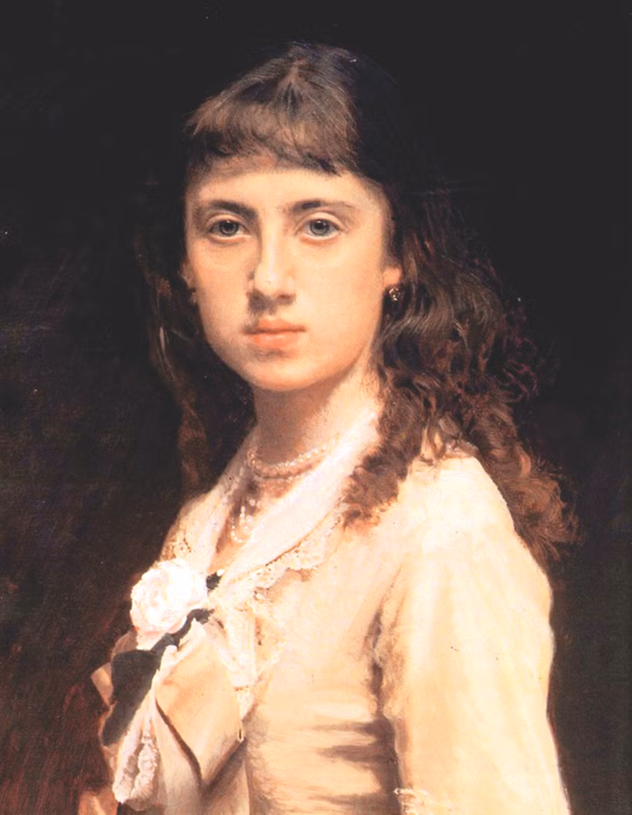 Chân dung Sofya Kramskaya.