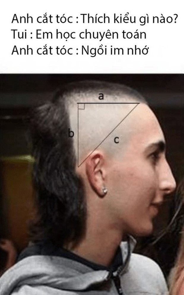 Cắt tóc kiểu này, không biết nên buồn hay vui? ảnh 9 Thật tuyệt, kể từ khi kim tự tháp được xây, chưa bao giờ thấy được thứ nào mà phải mất công tính toán như thế này.