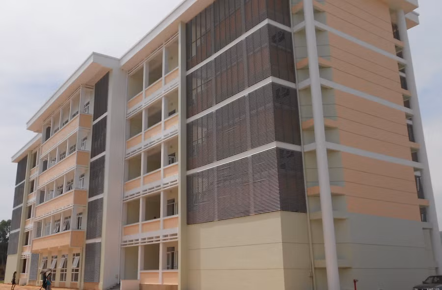 Khu giảng đường A8 của Trường Đại học Quy Nhơn vừa hoàn thành