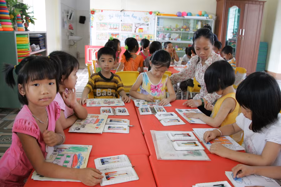 Nuôi dạy trẻ mầm non rất cần kinh nghiệm tốt