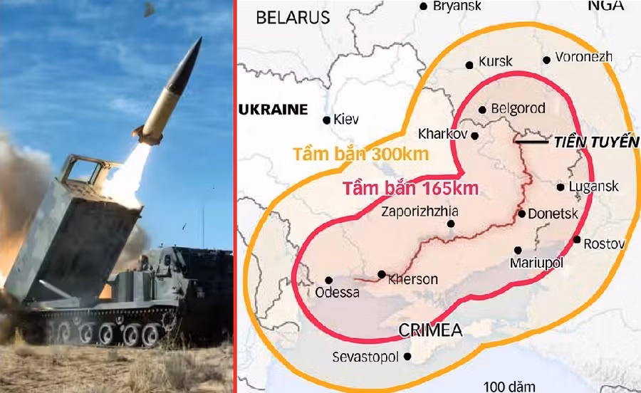 Mỹ cho phép dùng ATACMS tấn công những khu vực nào?