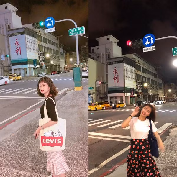 Mình chụp cho bạn thì sóng yên biển lặng mà bạn chụp cho mình cứ như vừa trải qua một cơn động đất.