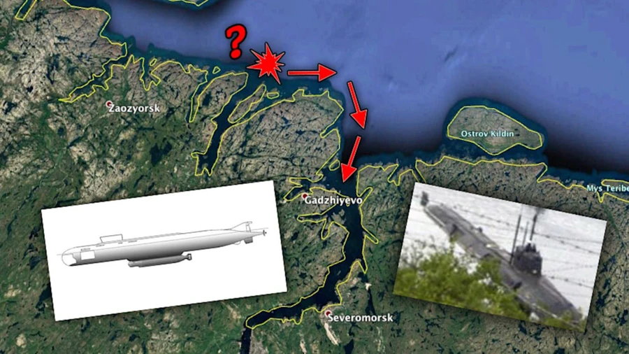 Tàu ngầm hạt nhân AS-31 “Losharik” đang neo đậu tại căn cứ hải quân Severomorsk (vùng Murmansk)