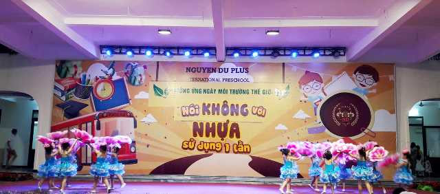 Ngày hội nói không với nhựa sử dụng một lần. Ngày hội nói không với nhựa sử dụng một lần.