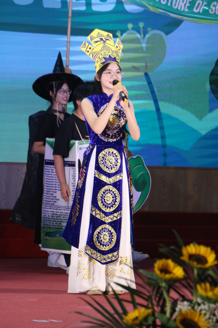 Phần trình bày của thí sinh đến từ đội thi Trường THPT Ngô Quyền.