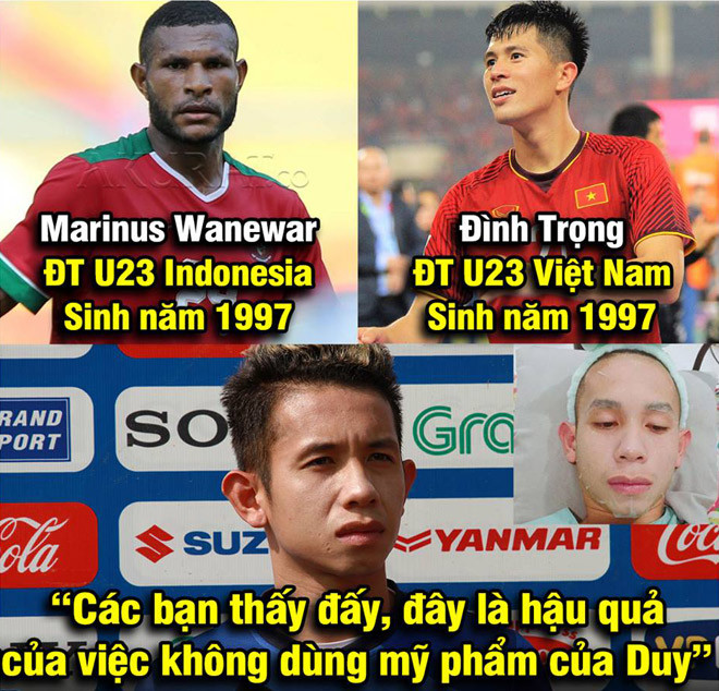 Ảnh chế U23 Việt Nam trước trận "đại chiến" với U23 Indonesia hình ảnh 7 anh che u23 viet nam truoc tran "dai chien" voi u23 indonesia hinh anh 7