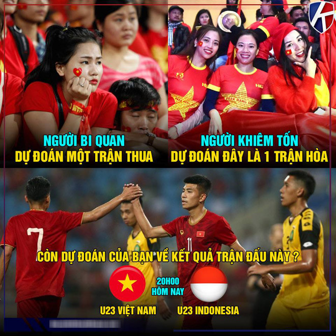 Ảnh chế U23 Việt Nam trước trận "đại chiến" với U23 Indonesia hình ảnh 4 anh che u23 viet nam truoc tran "dai chien" voi u23 indonesia hinh anh 4