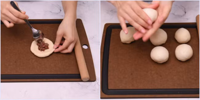 Làm sẵn một mẻ bánh mì nhân mặn thì cả tuần có đồ ăn sáng ngon - sạch - Ảnh 3.