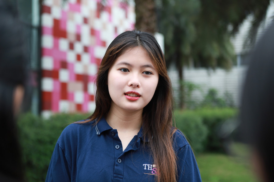 Vũ Hiểu Phương - học sinh lớp 11H Trường TH School Hòa Lạc.
