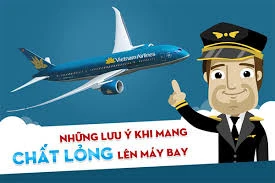 Hành khách được mang dưới 1 lít chất lỏng đối với chuyến bay quốc tế