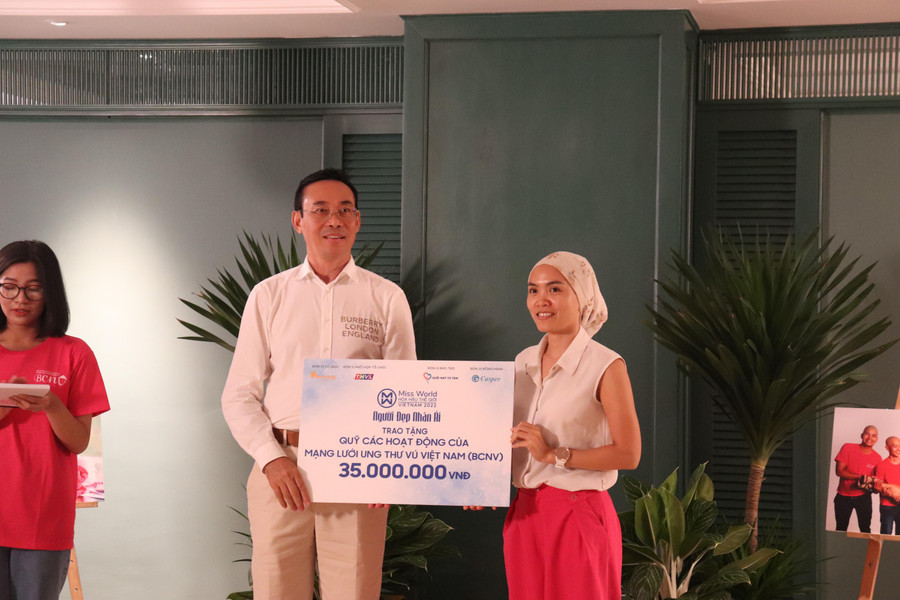 Chị Thuỷ Tiên - người truyền cảm hứng, nhà sáng lập Mạng lưới Ung thư Vú Việt Nam (BCNV)