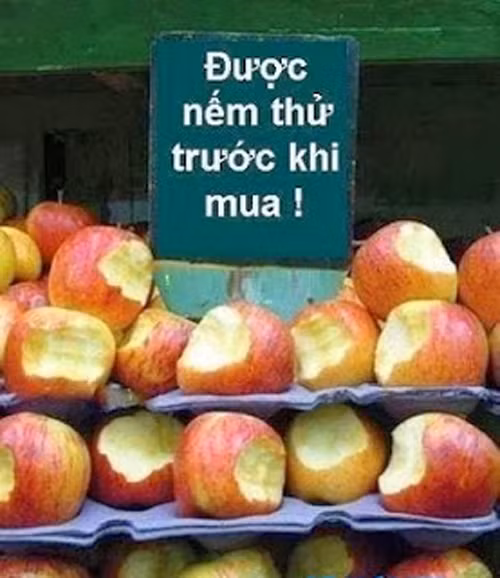 Người mua thì ít người thử thì nhiều. Người mua thì ít người thử thì nhiều.