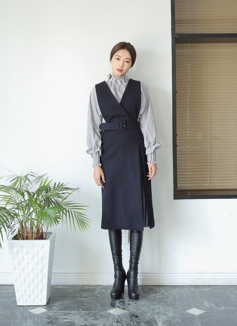 Giới trẻ Hàn mê mẩn váy midi vintage ảnh 8 Giới trẻ Hàn mê mẩn váy midi vintage