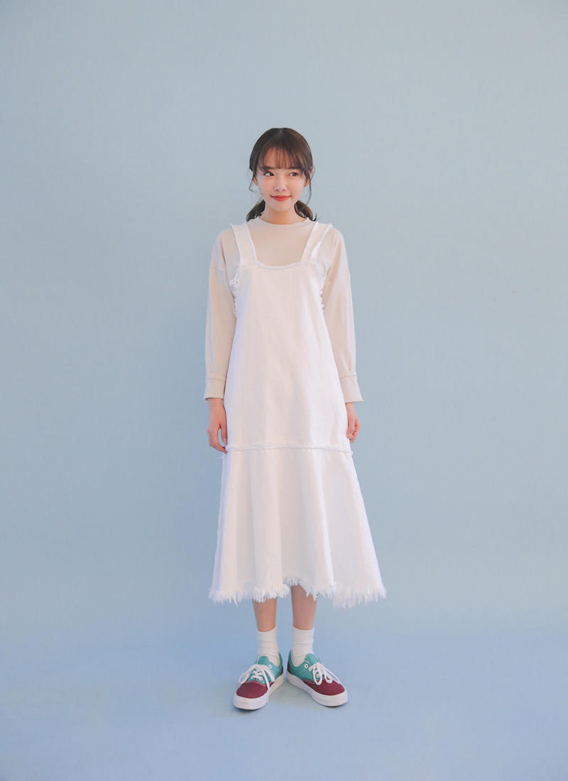 Giới trẻ Hàn mê mẩn váy midi vintage ảnh 5 Giới trẻ Hàn mê mẩn váy midi vintage