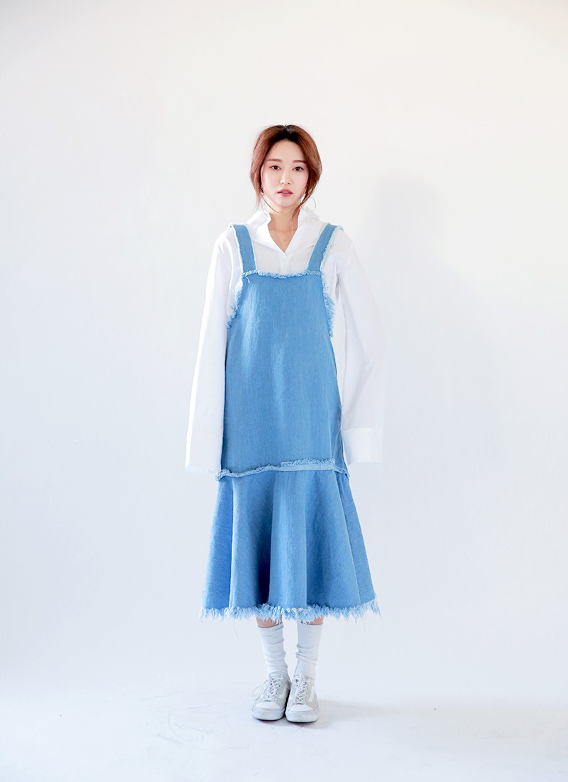 Giới trẻ Hàn mê mẩn váy midi vintage ảnh 6 Giới trẻ Hàn mê mẩn váy midi vintage