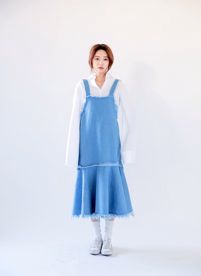 Giới trẻ Hàn mê mẩn váy midi vintage