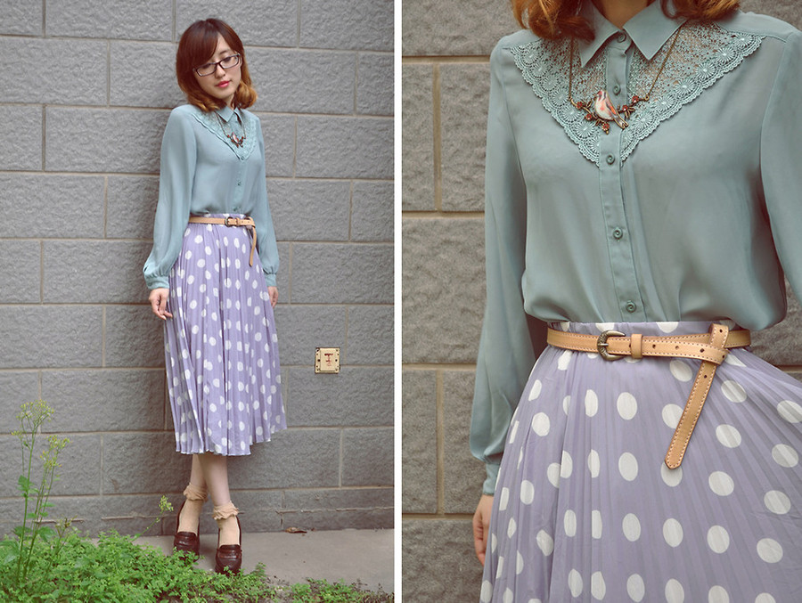 Trang phục họa tiết chấm bi không bao giờ lỗi mốt! ảnh 9 Trang phục họa tiết chấm bi không bao giờ lỗi mốt!