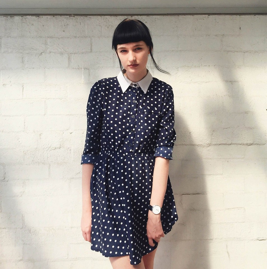 Trang phục họa tiết chấm bi không bao giờ lỗi mốt! ảnh 8 Trang phục họa tiết chấm bi không bao giờ lỗi mốt!