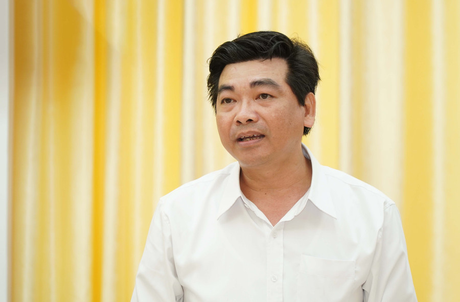 Ông Trần Thanh Bình, Giám đốc Sở GD&ĐT TP Cần Thơ thông tin tại buổi làm việc. Ông Trần Thanh Bình, Giám đốc Sở GD&ĐT TP Cần Thơ thông tin tại buổi làm việc.