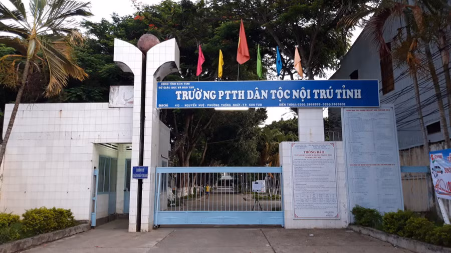 Ngôi trường nơi Y Minh theo học. Ảnh: Trúc Hân