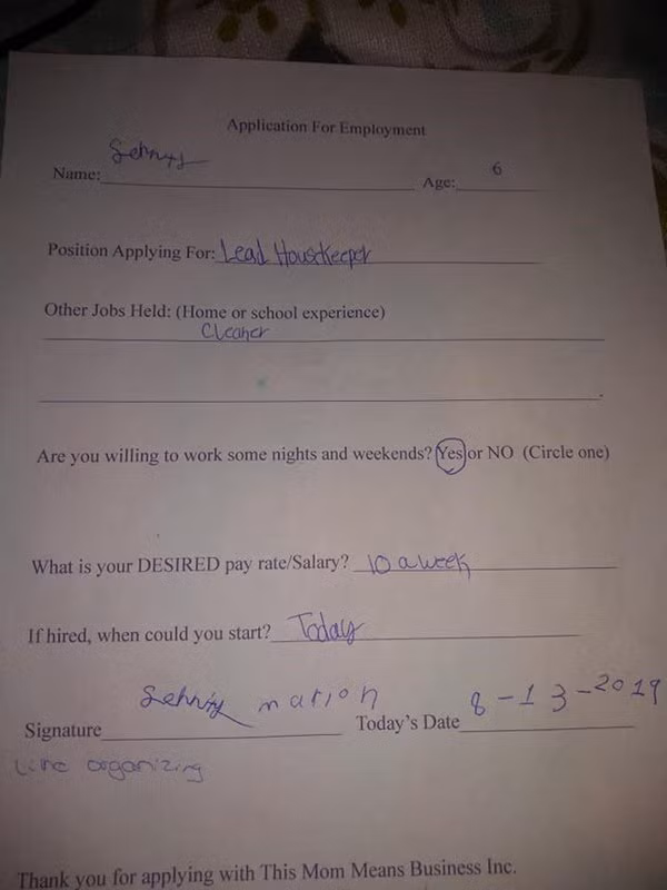 me tre sang tao du con lam viec nha chi bang 1 to giay, ket qua hon ca mong doi - 4